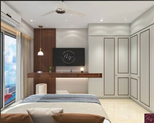 Bedroom in 3.5 BHK Apartment at Peninsula Celestia Spaces, Parel – for Sale
