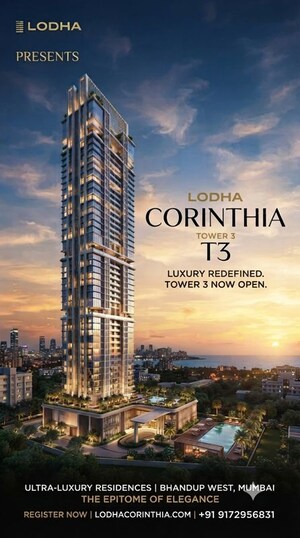 2 BHK Apartment For Sale in Lodha Corinthia, Lbs Marg