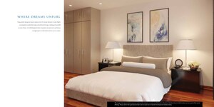 Bedroom in 2 BHK Apartment at Adarsh Palm Retreat Mayberry, Marathahalli Orr – for Sale