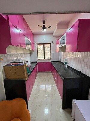 Kitchen in 2 BHK Apartment at Rustomjee Avenue H, Virar West – for Rent