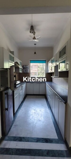 Kitchen in 3 BHK Builder Floor at Sector 27 – for Rent