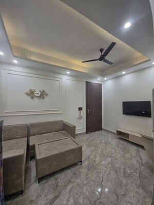 Living Room in 1 BHK Builder Floor at Sushant Lok I – for Rent