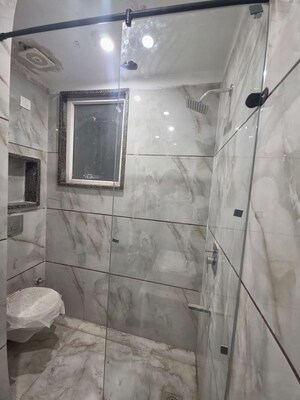 Bathroom in 1 BHK Builder Floor at Sushant Lok I – for Rent