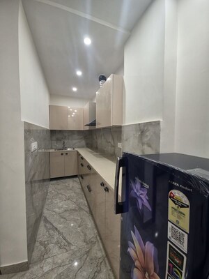 Kitchen in 1 BHK Builder Floor at Sushant Lok I – for Rent