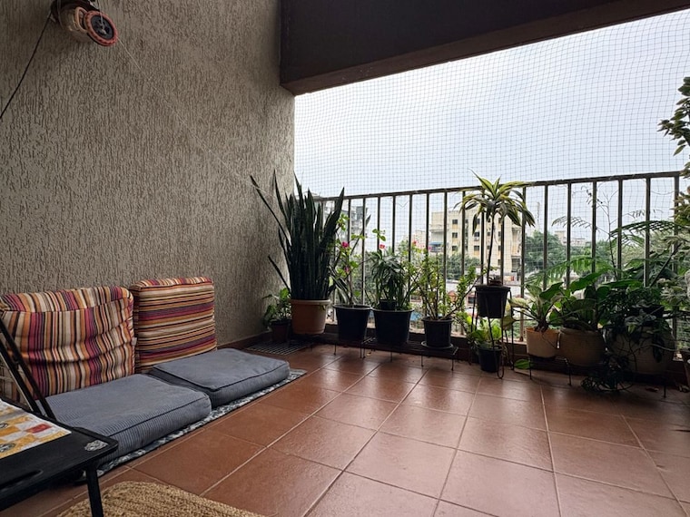 Balcony, vasupujya-neco-skypark 2 Bedroom 883 Sq.Ft. Apartment In Pimple Nilakh Pune 10762972