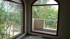 Balcony in 3 BHK Builder Floor at Sushant Lok I – for Rent