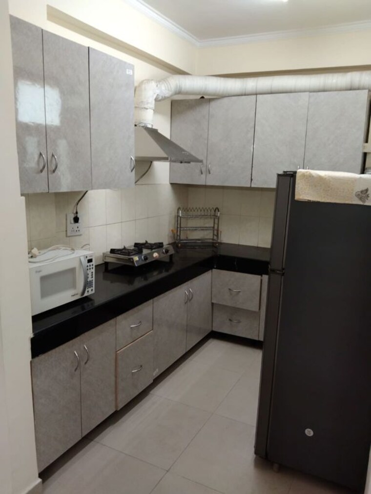 Kitchen, penta-homes 2 Bedroom 1300 Sq.Ft. Apartment In Vip Road Zirakpur 10763047