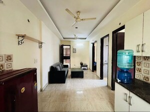 Living Room in 3 BHK Builder Floor at Green Fields Colony – for Rent