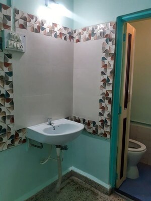Bathroom in 2 BHK Apartment at Kumbare Park Society, Kothrud – for Rent