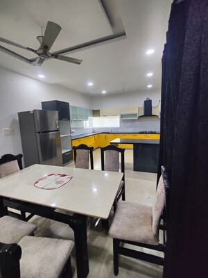 Dining area in 4 BHK Villa at Pavanpuri Colony – for Rent