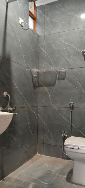 Bathroom in 2 BHK Builder Floor at Neb Sarai – for Rent