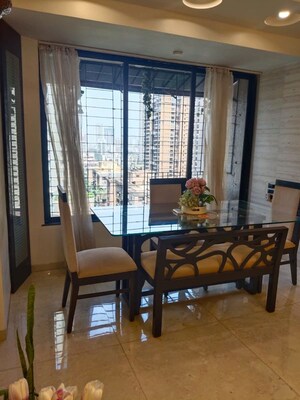 Dining area in 3 BHK Apartment at Ajmera Golden Rays, Andheri West – for Sale