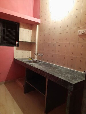 Kitchen in 1 RK Apartment at Mahatma Society – for Rent