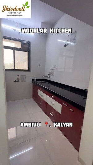 Kitchen in 1 BHK Apartment at AP Shivdooti Residency, Ambivali – for Sale