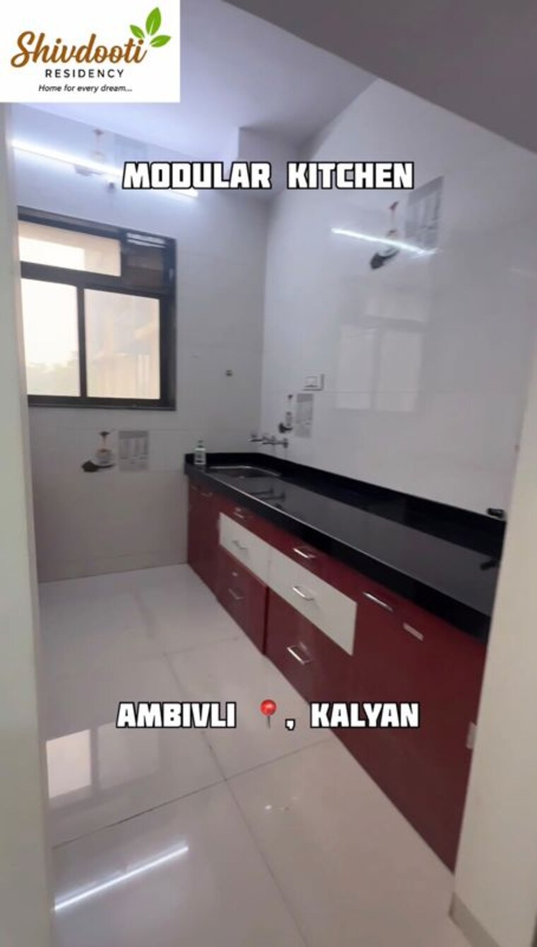 Kitchen, ap-shivdooti-residency 1 Bedroom 427 Sq.Ft. Apartment In Ambivali Thane 10763127