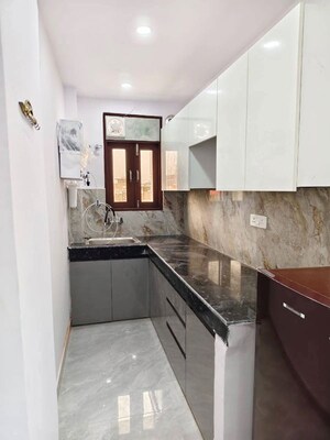 Kitchen in 1 BHK Apartment at Freedom Fighters Enclave – for Rent