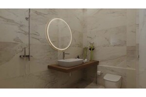 Bathroom in 3 BHK Apartment at Svamitva Soul Spring, Hsr Layout – for Sale