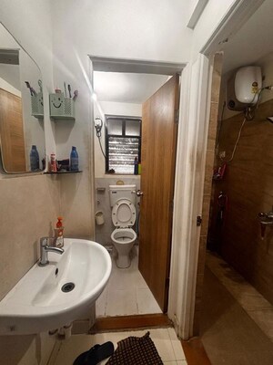 Bathroom in 1 BHK Apartment at Wadegaon – for Rent
