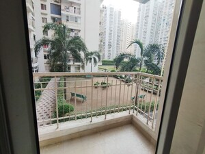 Balcony in 2.5 BHK Apartment at VVIP Homes, Gaur City 2 – for Rent