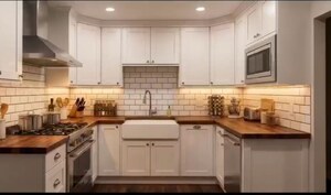 Kitchen in 3 BHK Builder Floor at Sector 87 – for Sale