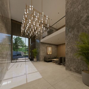 Lobby in 3 BHK Apartment at Svamitva Soul Spring, Hsr Layout – for Sale