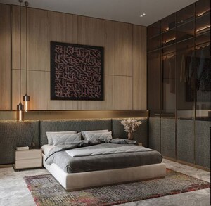 Bedroom in 4 BHK Apartment at Indiabulls Blu, Worli – for Rent