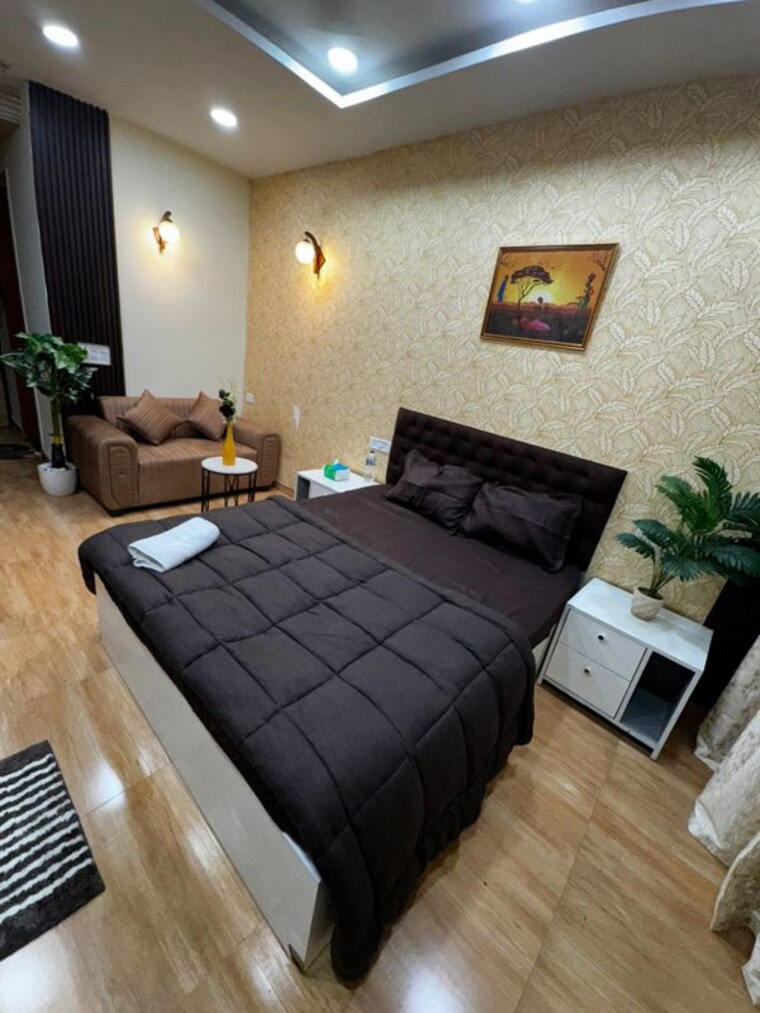 Bedroom, gaur-city-mall Studio 550 Sq.Ft. Apartment In Sector 4 Greater Noida Greater Noida 10763285