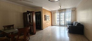 Living Room in 2 BHK Apartment at K Raheja Vihar, Powai – for Rent