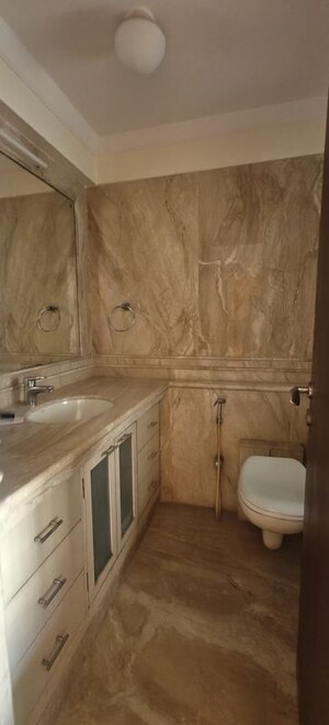 Bathroom in 2 BHK Apartment at K Raheja Vihar, Powai – for Rent