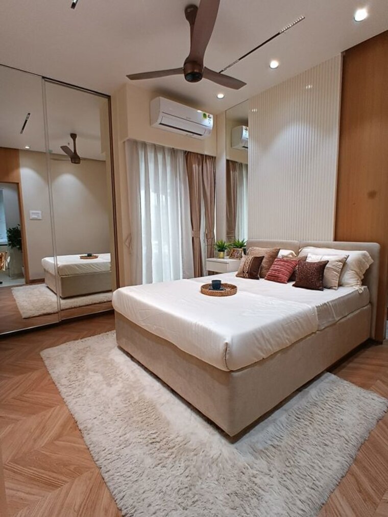 Bedroom, davakhar-sereno 3 Bedroom 585 Sq.Ft. Apartment In Nandivali Gaon Thane 10763355
