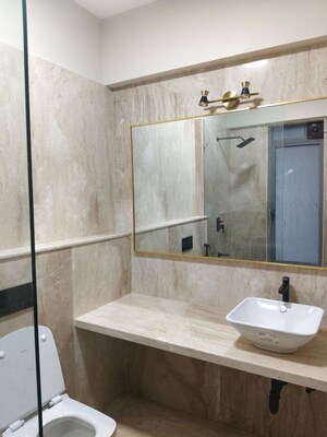 Bathroom in 3 BHK Apartment at Sheth 72 West, Andheri West – for Sale