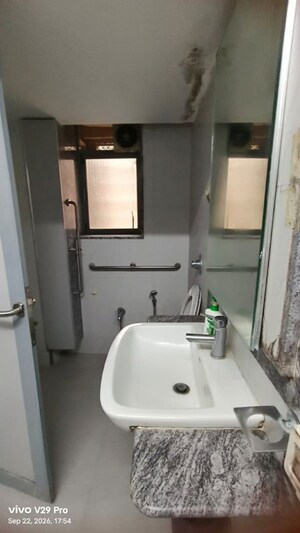 Bathroom in 2 BHK Apartment at Raheja Sunglow, Powai – for Rent