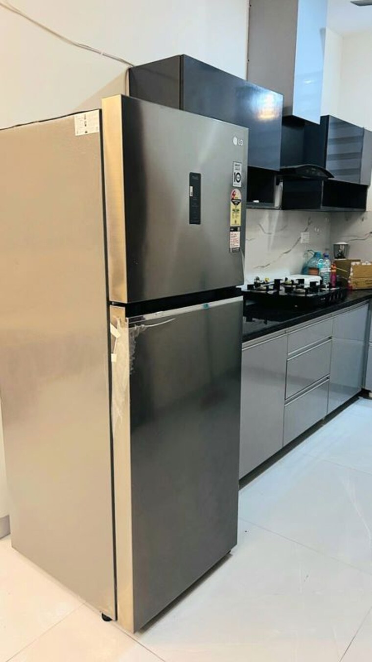 Kitchen, home-town 3 Bedroom 1800 Sq.Ft. Apartment In Patiala Road Zirakpur 9864555