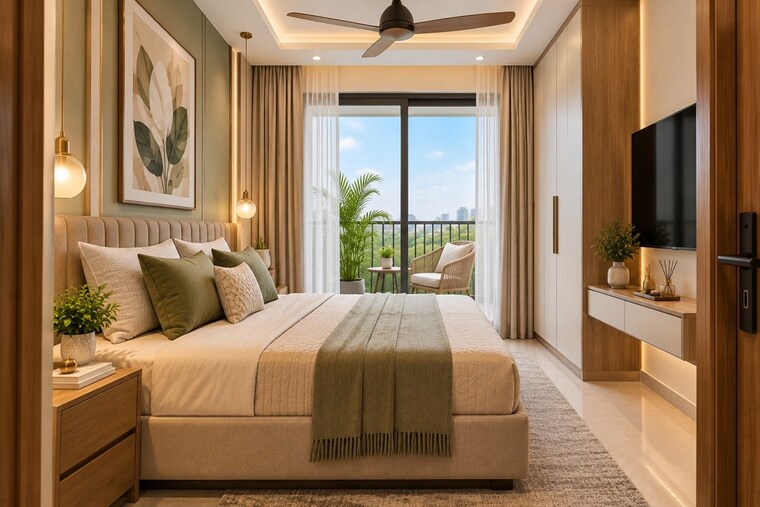 Bedroom, greencrew-riddhi-siddhi-nx 1 Bedroom 390 Sq.Ft. Apartment In Kalher Thane 10763347