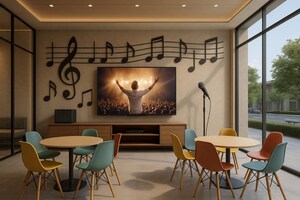 Furnished Amenities in 1 BHK Apartment at Greencrew Riddhi Siddhi NX, Kalher – for Sale