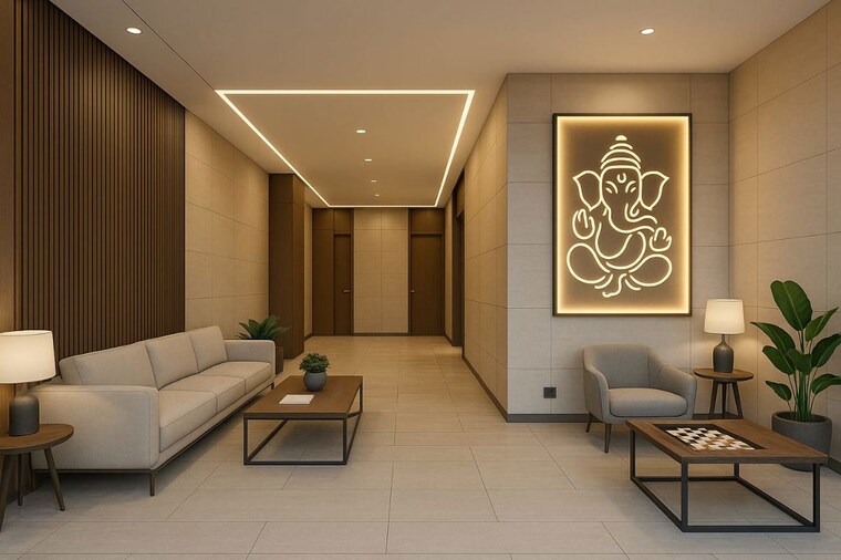 Living Room, greencrew-riddhi-siddhi-nx 1 Bedroom 390 Sq.Ft. Apartment In Kalher Thane 10763347