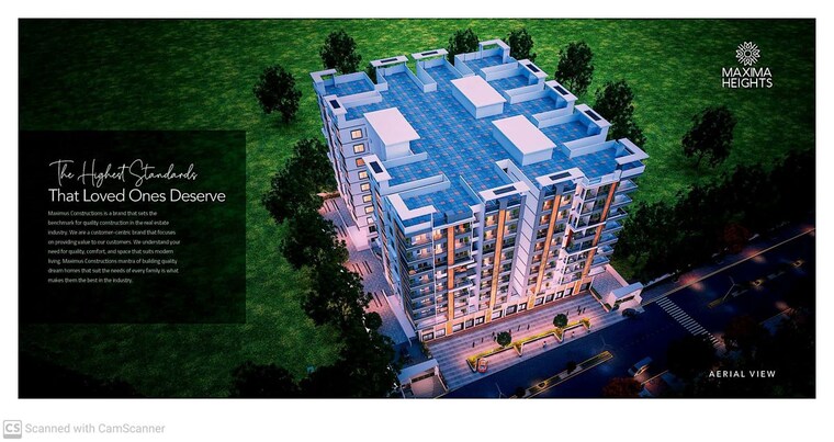Exterior View, maximus-heights 3 Bedroom 1650 Sq.Ft. Apartment In Benz Circle Vijayawada 10763433
