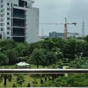 Balcony in 3 BHK Apartment at Tata Primanti-Tower Residences, Sector 72 – for Rent
