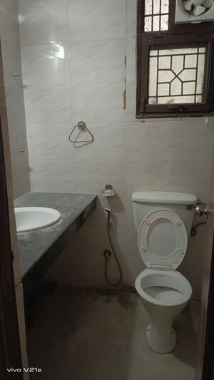 Bathroom in 3 BHK Builder Floor at Sushant Lok Iii – for Rent