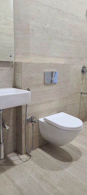 Bathroom in 2 BHK Apartment at Andheri CHS, Andheri West – for Rent