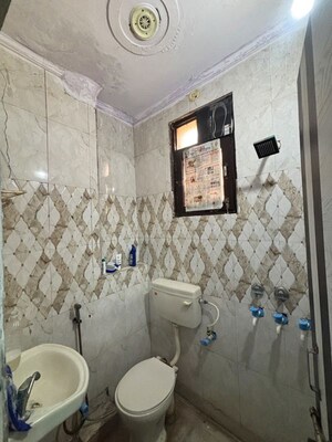 Bathroom in 2 BHK Builder Floor at Uttam Nagar – for Rent