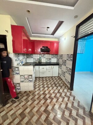 Kitchen in 2 BHK Builder Floor at Uttam Nagar – for Rent