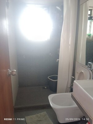 Bathroom in 3 BHK Apartment at Union Park, Chembur – for Rent