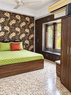 Bedroom in 2.5 BHK Apartment at Kalpanamati CHS, Aundh – for Rent