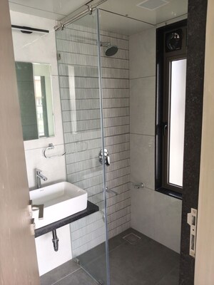 Bathroom in 3.5 BHK Apartment at Shree Aditya CHS, Juhu – for Rent