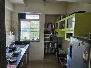 Kitchen in 1 BHK Apartment at Piramal Vaikunth, Balkum Pada – for Rent