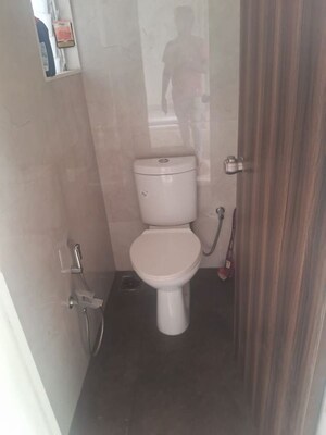 Attached Bathroom in 2 BHK Apartment at Mahaavir Anmol, Ghansoli – for Rent