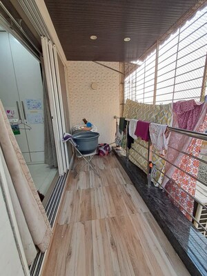 Balcony in 2 BHK Apartment at Neelsidhi Atlantis, Nerul – for Rent