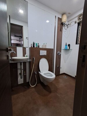 Attached Bathroom in 2 BHK Apartment at Neelsidhi Atlantis, Nerul – for Rent