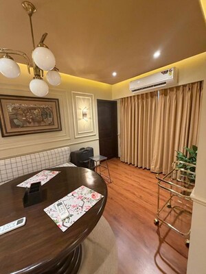 Living Room in 3 BHK Apartment at Bandra West – for Rent